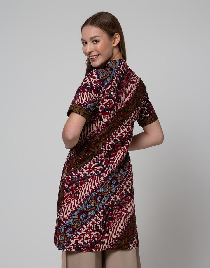 Arjunaweda Tunik Batik Parang Kawung