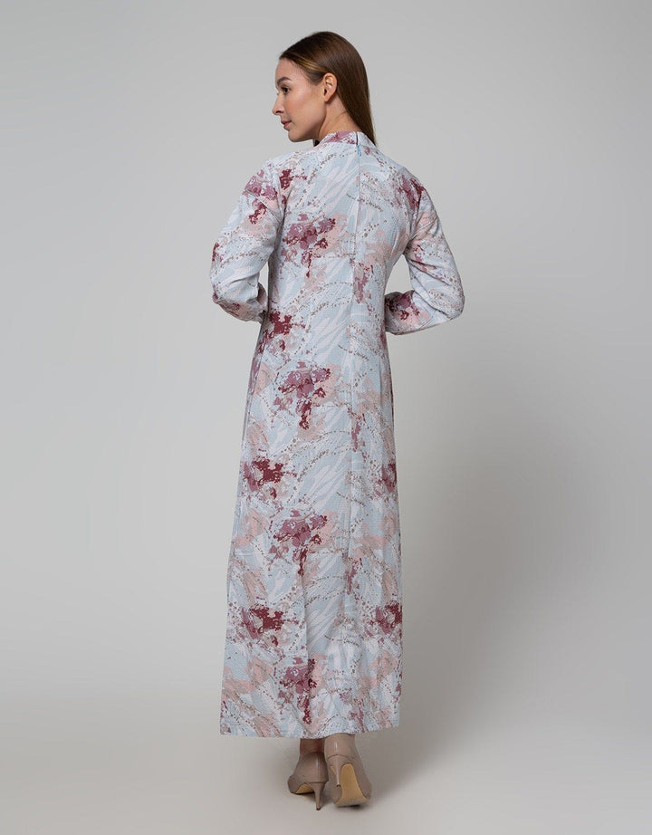 Arjuna Weda Floral Print Abstract Gamis Wanita