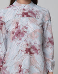 Arjuna Weda Floral Print Abstract Gamis Wanita
