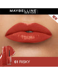 Maybelline Superstay Vinyl Ink Lip Cream 61 Risky