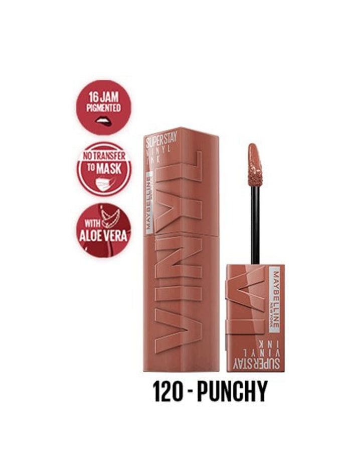 Maybelline Superstay Vinyl Ink Lip Cream 120 Punchy