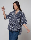 St. Yves Print Flower Kemeja Wanita