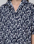 St. Yves Print Flower Kemeja Wanita