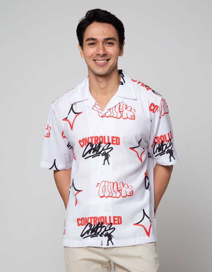 Will K Control Chaos Kemeja Pria