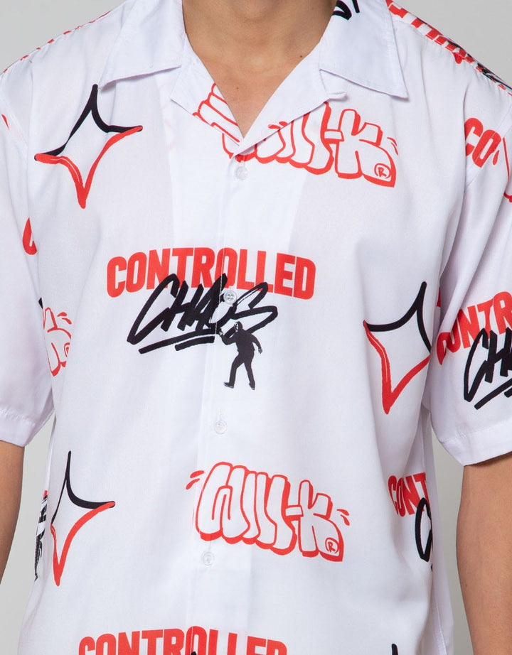 Will K Control Chaos Kemeja Pria