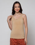 Tulip Scoop Neck Camisol Tank Top Wanita