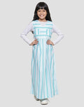 Cardinal Kids Girl Stripe Dua Saku Gamis Anak Perempuan