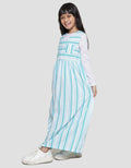 Cardinal Kids Girl Stripe Dua Saku Gamis Anak Perempuan