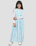 Cardinal Kids Girl Stripe Dua Saku Gamis Anak Perempuan