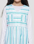 Cardinal Kids Girl Stripe Dua Saku Gamis Anak Perempuan