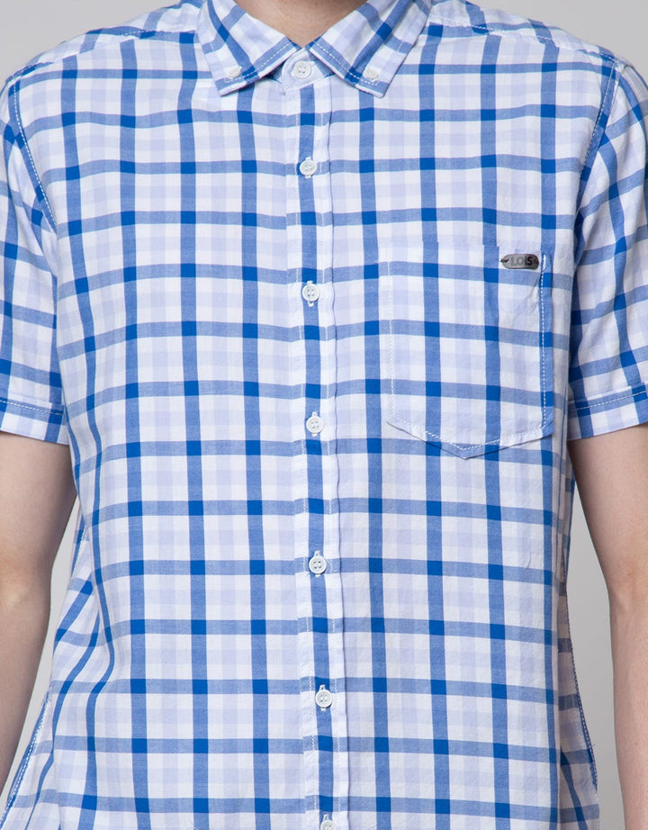Lois Short Sleeve Shirt Print Little Check