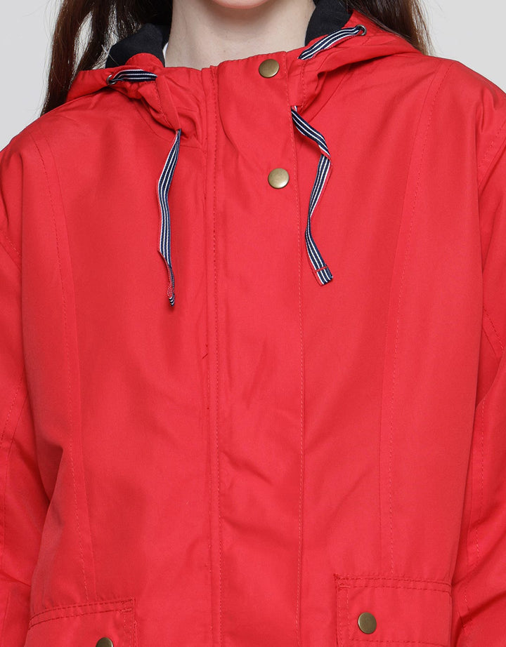 Cardinal Girl Women's Parachute Hoodie Jacket
