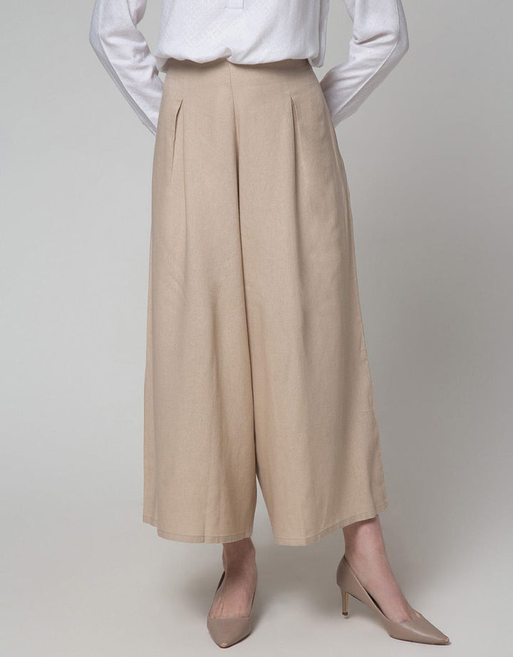 Annisa Long Pants Lineblend Wideleg No Waistband