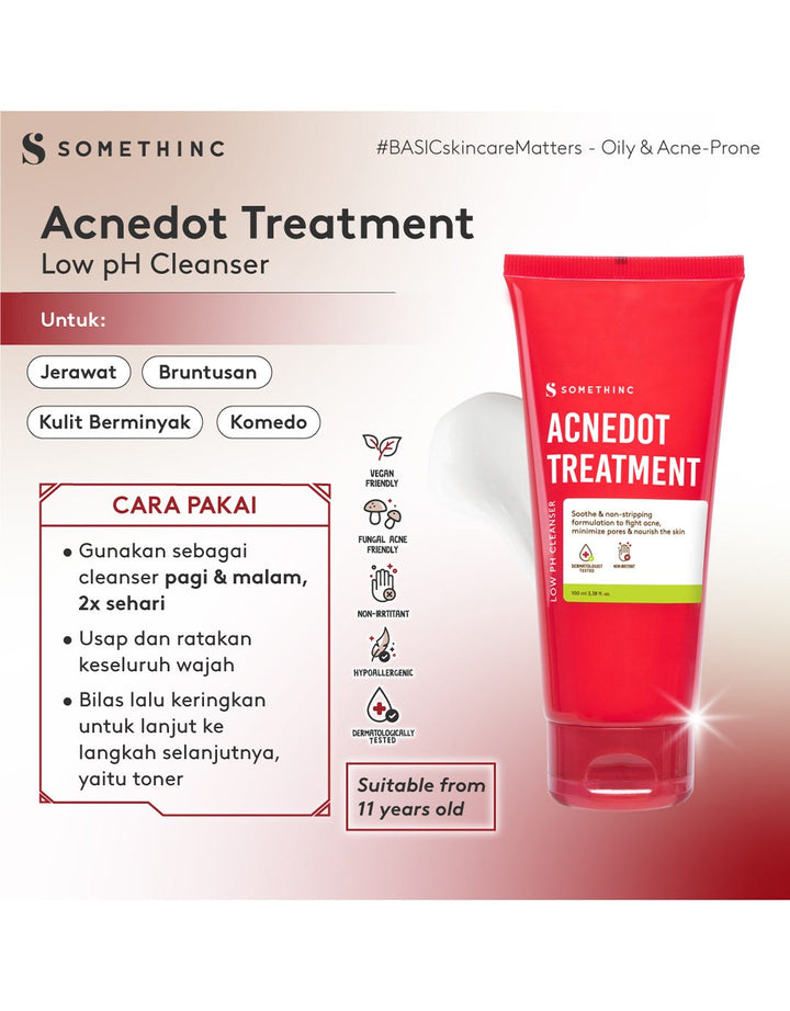 Somethinc ACNEDOT Treatment Low pH Cleanser 350ml