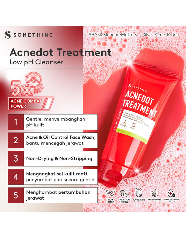 Somethinc ACNEDOT Treatment Low pH Cleanser 350ml