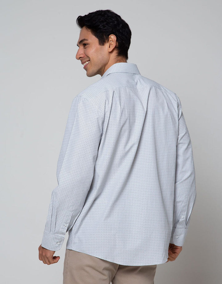 Cole Long Sleeve Shirt Regular Check Small