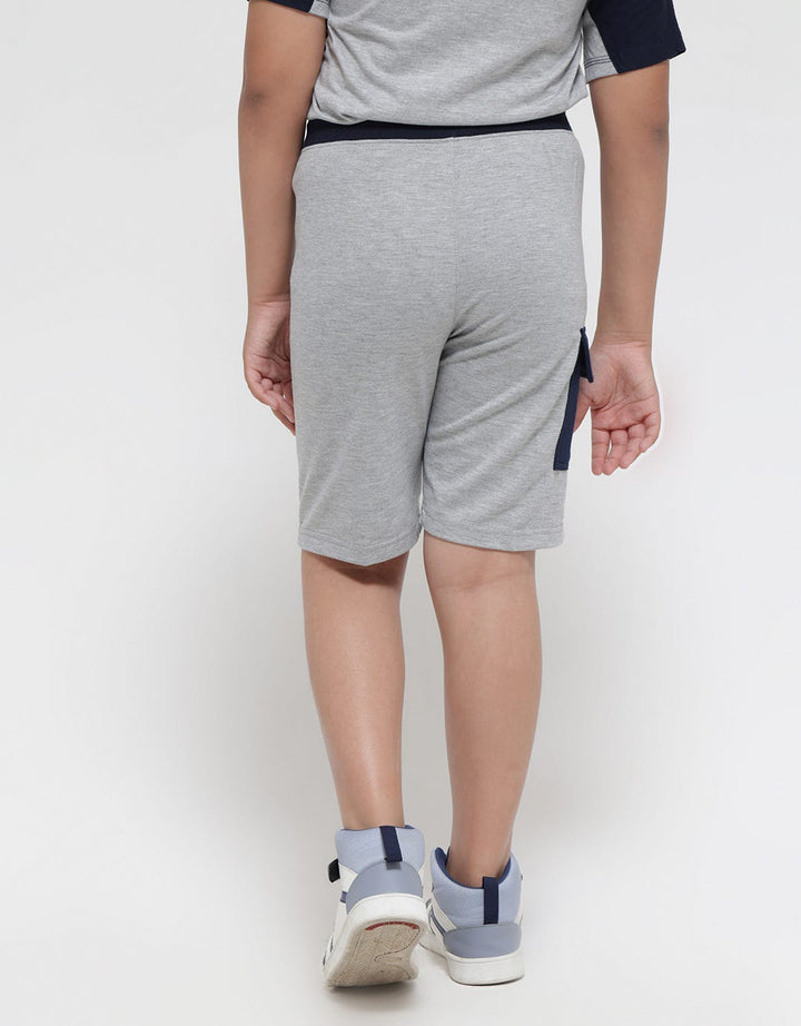 Character Short Pants Knit Superman Kantong Samping Tulisan