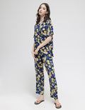 St. Yves Short Sleeve Pyjama Pants Kanna Flower
