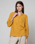 Connexion Blouse V Neck Wanita