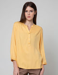 Connexion Blouse V Neck Wanita