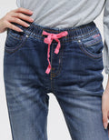 Cardinal Kids Girl Washed Accent 5 Pocket Pants