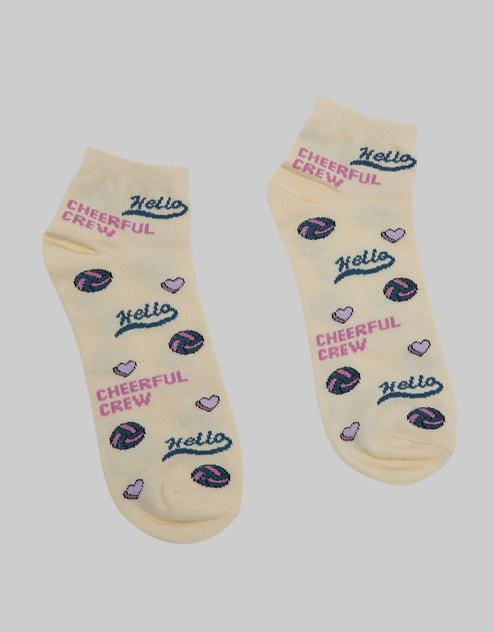 Nevada Sport Full Print Kaus Kaki Ankle Anak