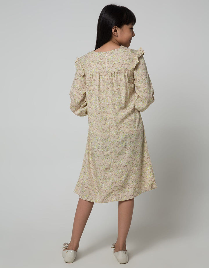 Jsp Girl Dress Print Flower