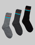 Cole Strip Sport Quarter Socks Pack of 3 Men