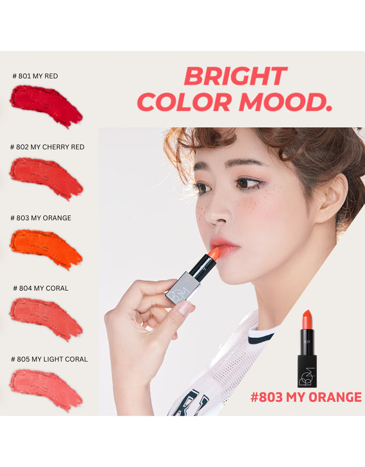 Beauty Of Majesty My Lipstick 803 My Orange