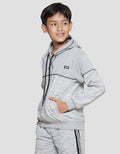 Nevada Sport Sweater Hoodie Textured Anak Laki-laki
