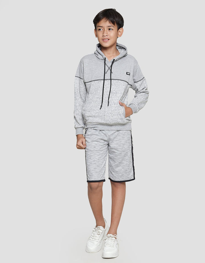 Nevada Sport Sweater Hoodie Textured Anak Laki-laki