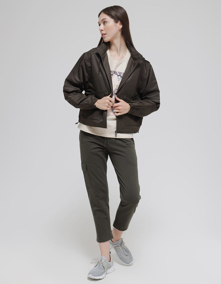 Nevada Jacket Solid Hoodie Zipper And Pocket