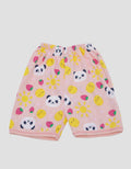 Pipiniko Short Pants Print Panda Strawberry