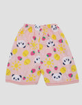 Pipiniko Short Pants Print Panda Strawberry