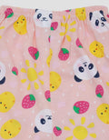 Pipiniko Short Pants Print Panda Strawberry