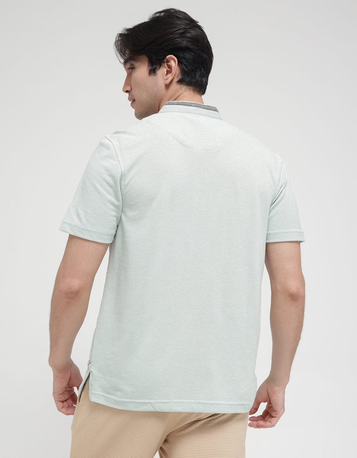 Watchout Casual Baisc Button Kaos Pria