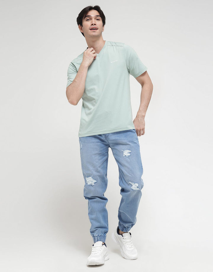Watchout Jeans Short Sleeve T-Shirt Basic
