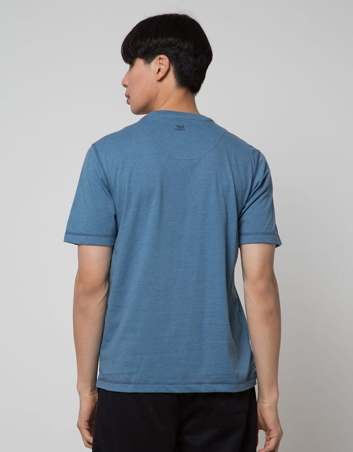 Watchout Casual Logo Print Kaos Pria