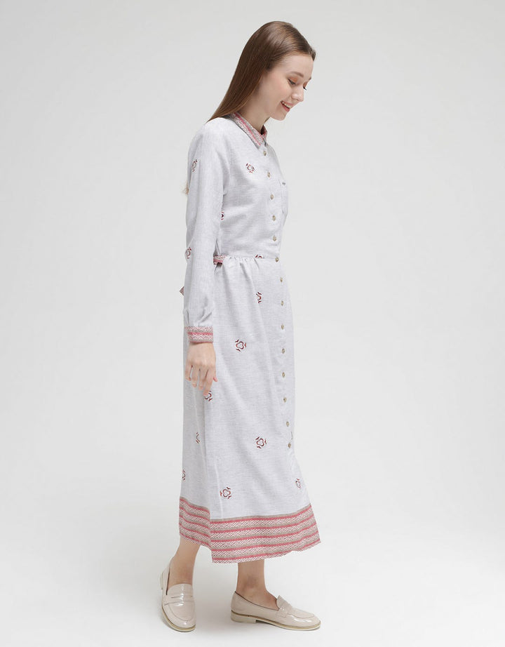 Triset Casual Dress Motif