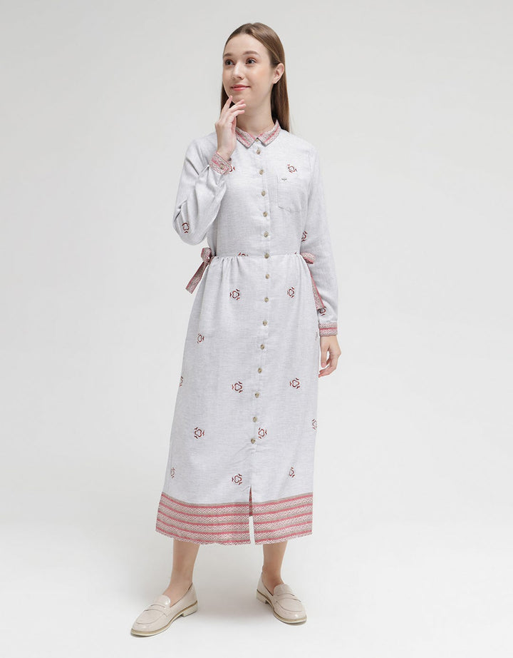Triset Casual Dress Motif