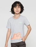 Little M Short Sleeve T-Shirtdino Stripe