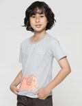 Little M Short Sleeve T-Shirtdino Stripe