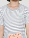 Little M Short Sleeve T-Shirtdino Stripe