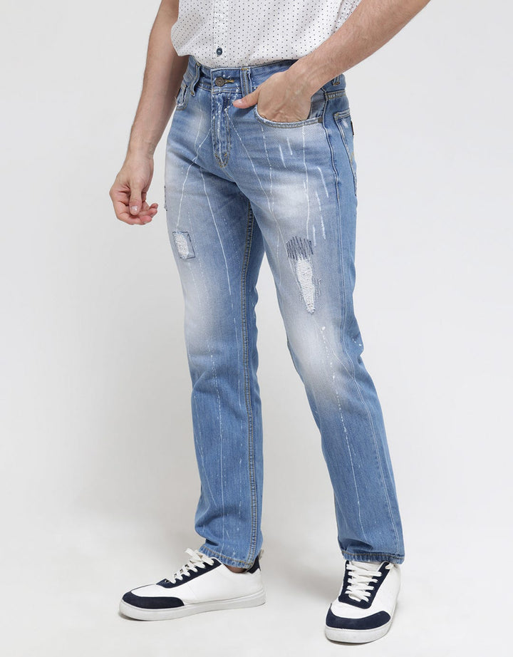 Lois Slim Fit Jeans Ripped Detail