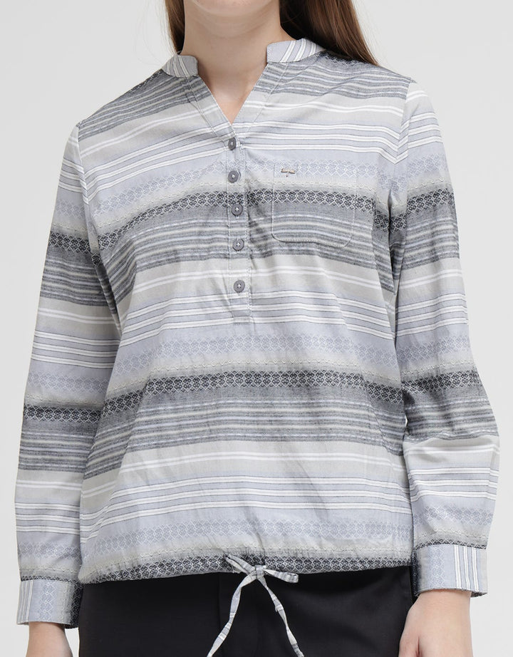 Triset Printed Gradasi Blouse Wanita