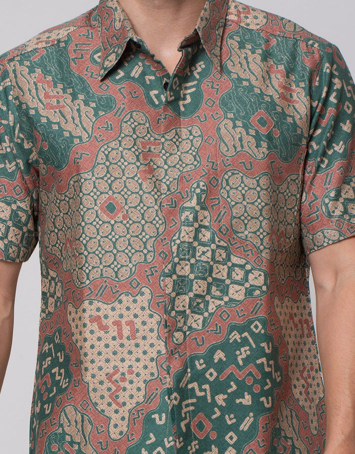 Adikusuma Hem Batik Aksara Lontara