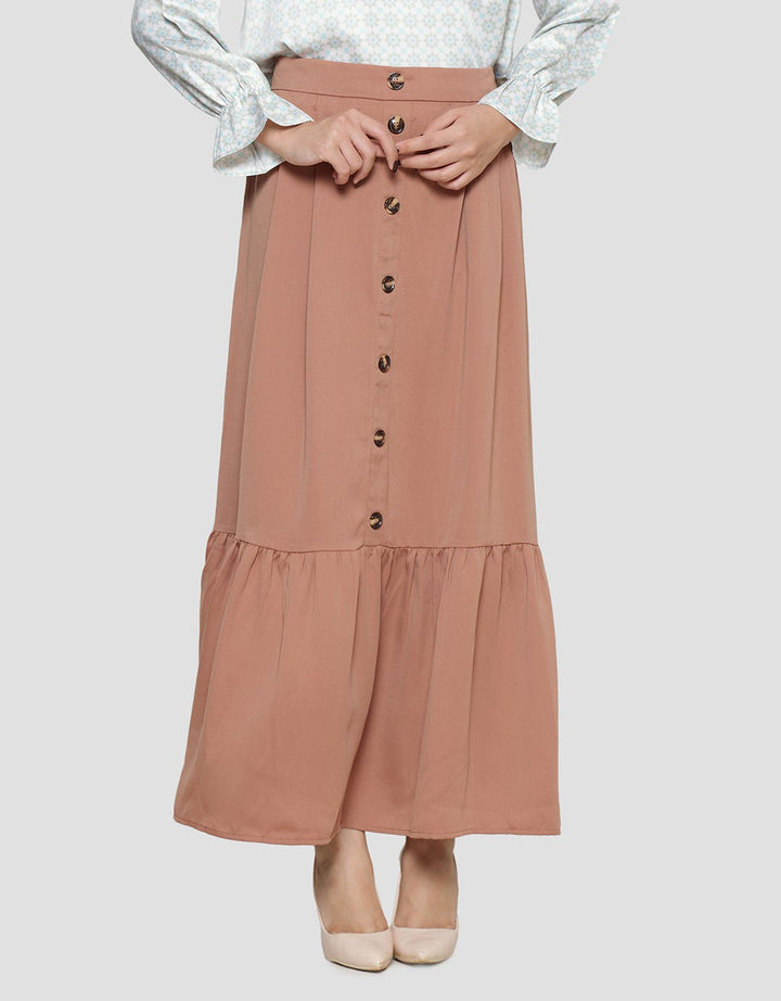 Annisa Layer Button Front Rok Wanita