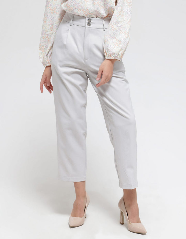 Annisa Long Pants Twill With Pleats In Front