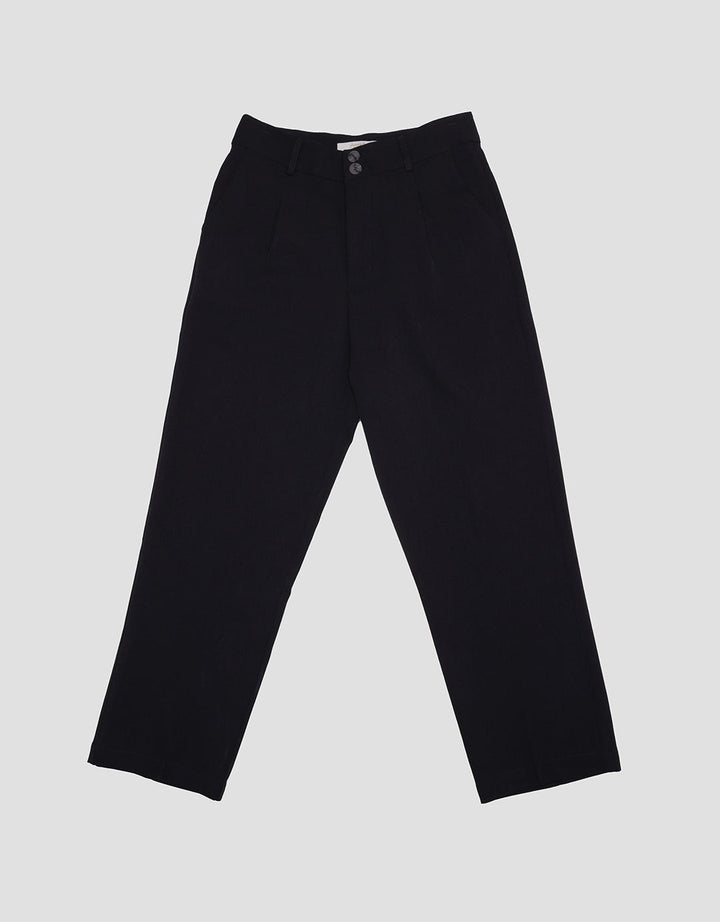 Annisa Long Pants Twill With Pleats In Front