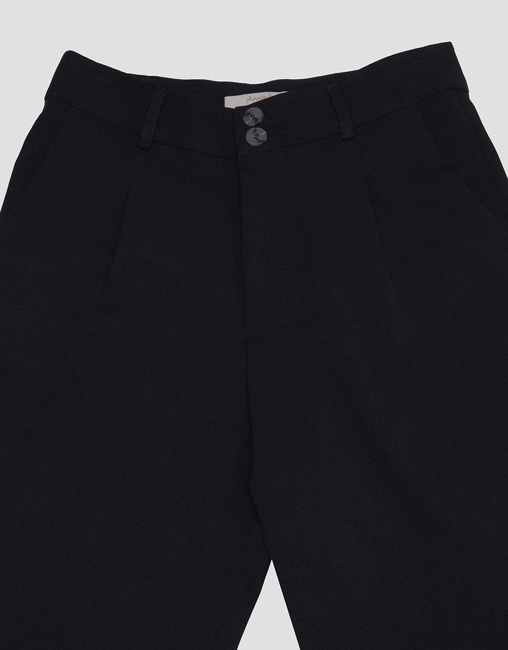Annisa Long Pants Twill With Pleats In Front
